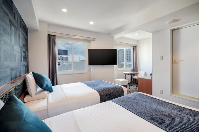 غرفة قياسية بسريرين منفصلين لغير المدخنين، Hotel Mystays Nagoya Sakae 4/5