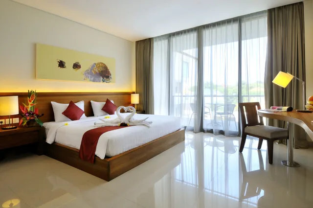 جناح جونيور بسرير كينج بشرفة، Taksu Sanur Hotel 3/7