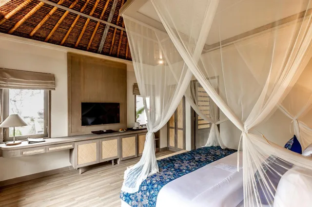 غرفة بريميير بإطلالة على الحديقة، Nirwana Beach And Resort 4/8