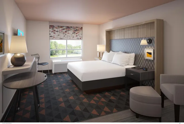 غرفة قياسية بسرير كينج، Holiday Inn Express Lethbridge Southeast 2/6