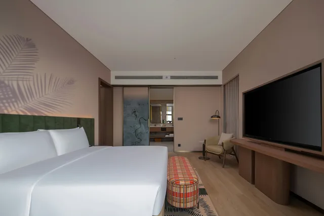جناح ديلوكس بسرير كينج، Hilton Garden Inn Jingzhou Shashi 1/3