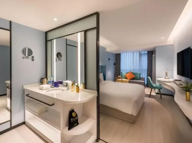 غرفة بسرير كوين، Xi'an Manxin Hotel 9/9