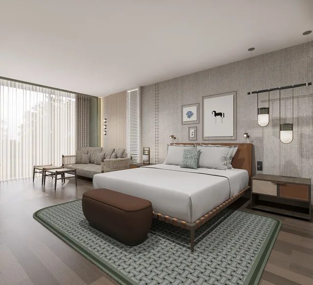 غرفة سوبيريور بسريرين منفصلين مع أريكة، Gloria Serenity Resort 3/4