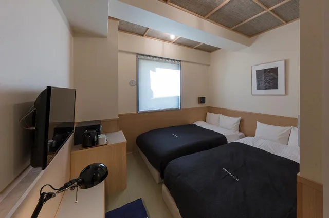 Semi Room, Japanese, 2 Semi Double Beds، Kamon Hotel Namba 1/1