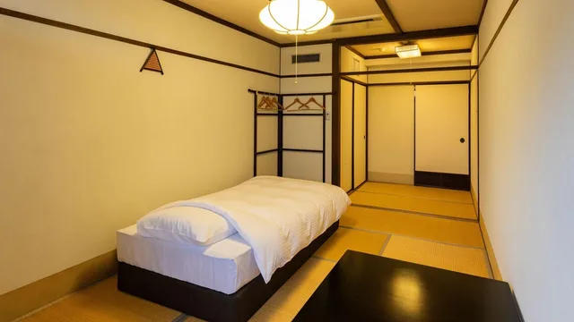 غرفة بسرير فردي بأرضية تاتامي، Takeo Onsen Kanko Hotel Kyotoya 1/1