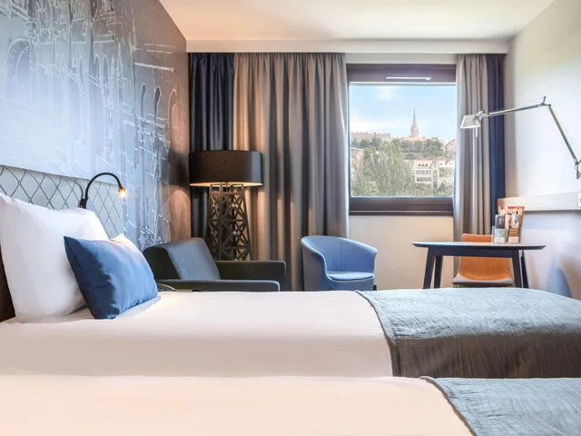 غرفة قياسية بسرير مزدوج أو سريرين منفصلين، Mercure Budapest Castle Hill 7/10
