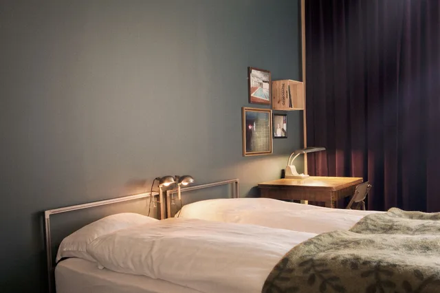 غرفة بسرير مزدوج بحمام مشترك، Kex Hostel Reykjavík 3/8