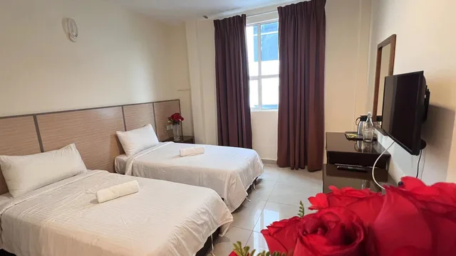 غرفة قياسية بسريرين منفصلين، Chariton Skudai Hotel 1/2