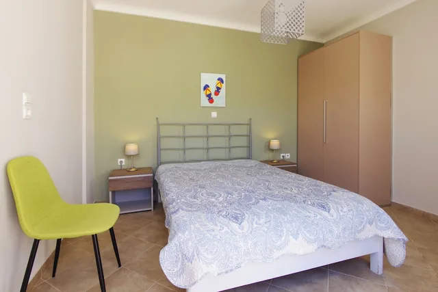 شقة بسريرين منفصلين بغرفتي نوم مع أريكة، Elea apartments 2/6