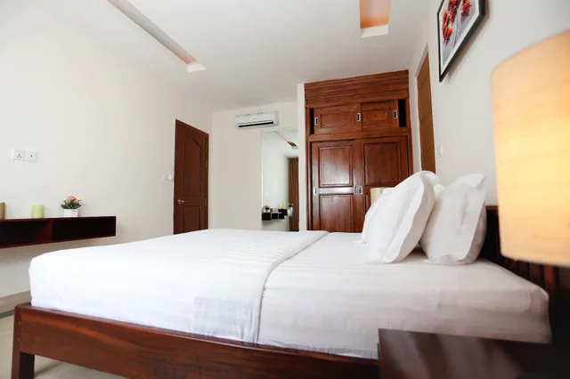 غرفة سوبيريور بسرير كينج بإطلالة على النهر بغرفة نوم واحدة، Mekong View Apartment & Hotel II 1/3