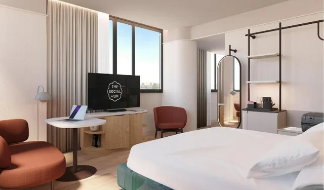 Room, Double Bed, The Social Hub Amsterdam City 2/5