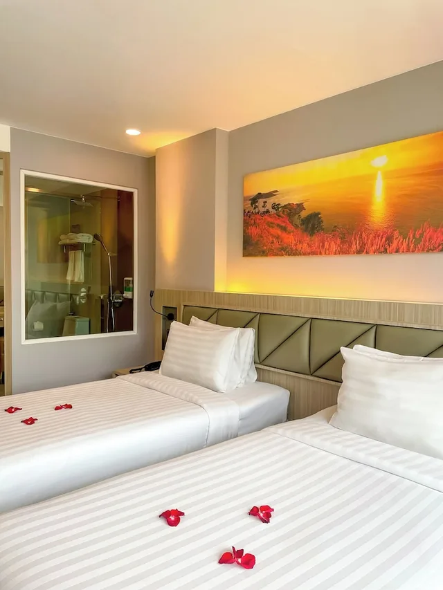 غرفة بريميوم سوبيريور بسريرين منفصلين، Clarian Hotel Beach Patong 9/10