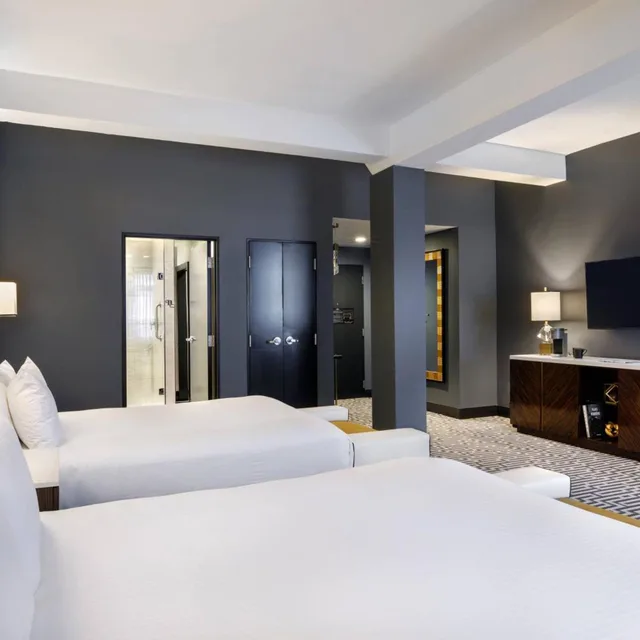 غرفة بسريرين كوين بإطلالة على المدينة، Hotel Metro 5/7