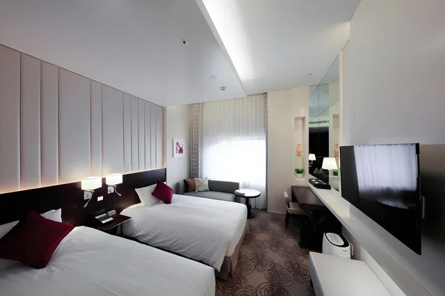 غرفة تنفيذية بسريرين منفصلين بإطلالة على المدينة، Solaria Nishitetsu Hotel Seoul Myeongdong 1/2