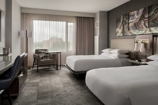 غرفة بسريرين مزدوجين، Bethesda North Marriott Hotel Conference Center 3/20