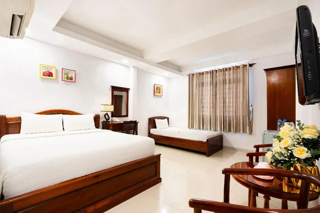 غرفة ديلوكس عائلية بسريرين مزدوجين، Hoang Hoang Hotel (Bloom 3) 1/1