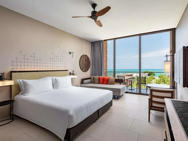 غرفة ديلوكس بسرير مزدوج أو سريرين منفصلين بإطلالة على البحر، Pullman Khao Lak Resort 3/8