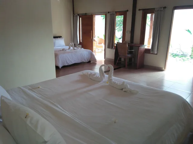 غرفة عائلية بسريرين مزدوجين، Villa Kinagu 3/5