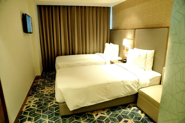 غرفة بسريرين منفصلين بإطلالة على المدينة، Holiday Inn Gurugram Sector 90 7/10