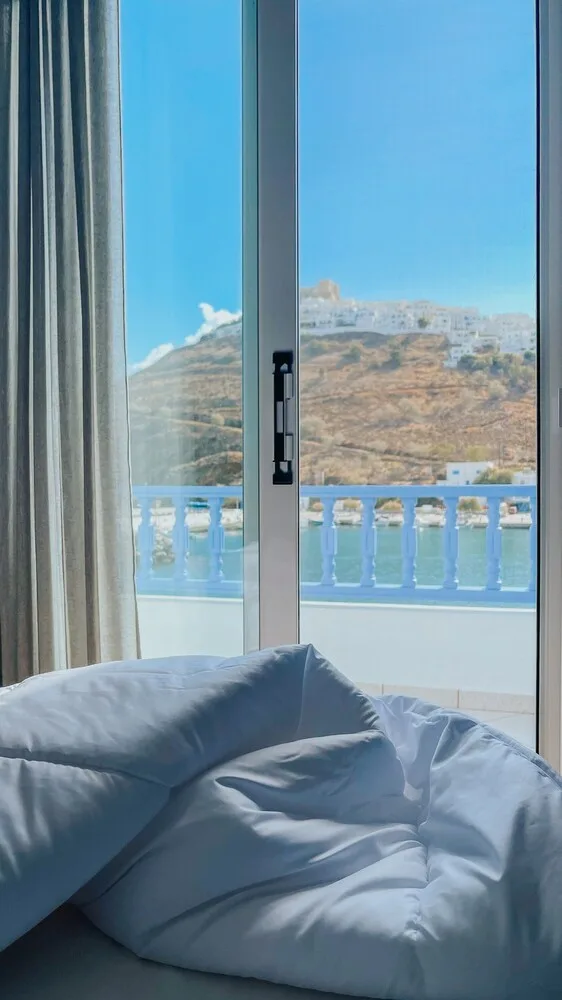 شقة سوبيريور بسرير كوين بإطلالة على الشاطئ بغرفة نوم واحدة مع أريكة بمطبخ، Vithos Aparthotel 5/5