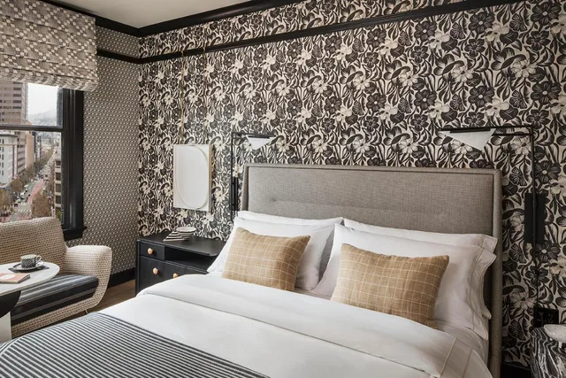 غرفة بريميير بسريرين مزدوجين بإطلالة على المدينة، San Francisco Proper Hotel Ex Renoir 3/8
