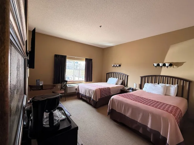 غرفة قياسية بسريرين كوين، Americas Best Value Inn Big Lake Becker 3/6