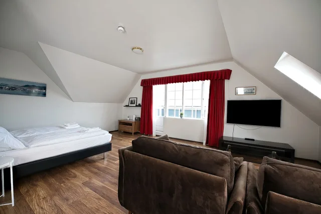 جناح بسرير مزدوج، Laxnes Hotel 2/4