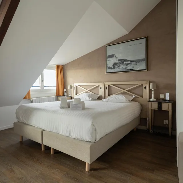 غرفة سوبيريور بإطلالة على البحر، Best Western Hotel De La Plage 6/10