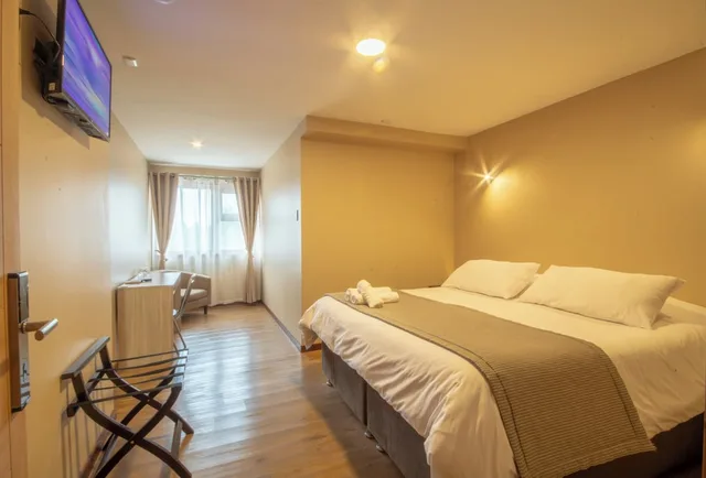 غرفة قياسية بسرير كوين بإطلالة على الجبل، Gran Hotel Aysen 1/1