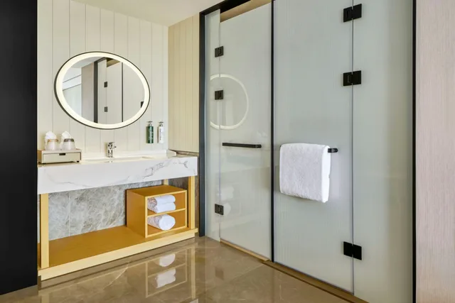 غرفة ديلوكس بسريرين منفصلين، Hilton Garden Inn Foshan Lishui 3/3