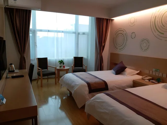 غرفة بسريرين منفصلين، GreenTree Inn Changzhi Lucheng City Zhonghua Street Hotel 1/2