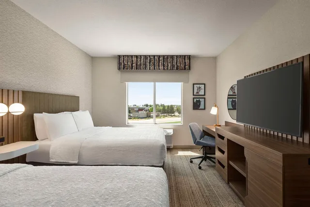 غرفة بسريرين كوين، Hampton Inn Stockton, CA 2/3