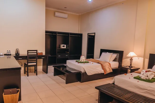 غرفة قياسية بسرير مزدوج أو سريرين منفصلين، Ocean View Tulamben Dive And Resort 10/10