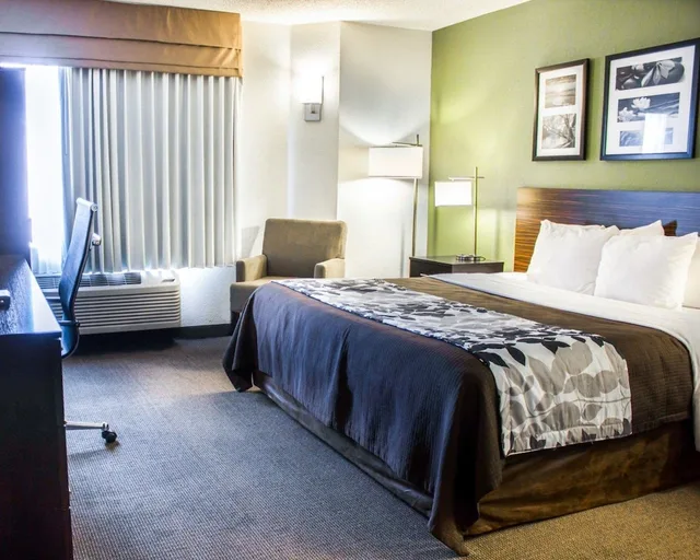 جناح بسريرين مزدوجين، Sleep Inn & Suites Columbus - State University Area 2/5