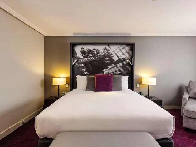 جناح تنفيذي بسرير كينج بإطلالة على المدينة، SOFITEL BRISBANE CENTRAL 3/8