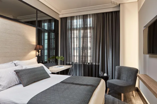 غرفة كومفورت بسرير مزدوج بإطلالة على المدينة، Antigon Urban Chic Hotel by GHH 3/10