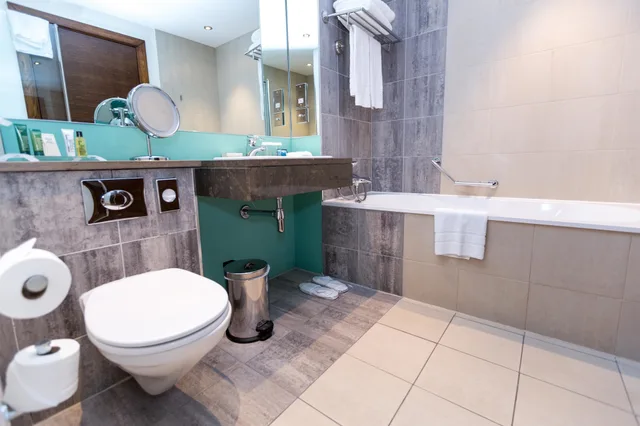 غرفة قياسية بسريرين منفصلين، Hilton London Canary Wharf 9/9