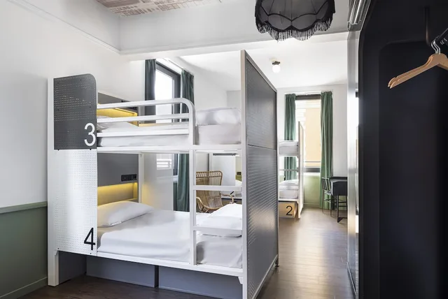 سكن مشترك مختلط بثمانية أسرّة، Generator Hostel Rome 1/2