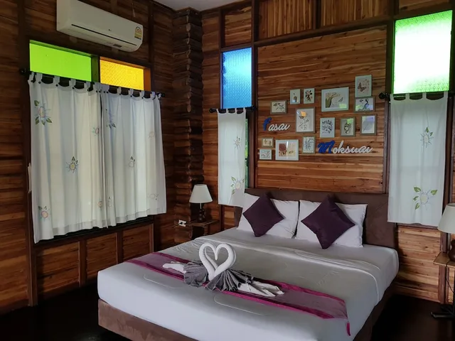 غرفة ديلوكس بسرير مزدوج، Fasai Moksuai Resort Khao Kho 1/3
