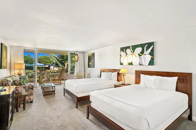 استوديو ديلوكس بسرير مزدوج بإطلالة على الحديقة، Aston Maui Kaanapali Villas 2/4