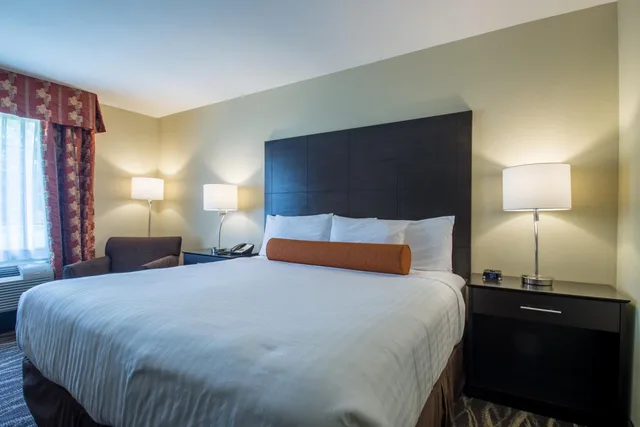 غرفة ديلوكس بسرير كينج، Cobblestone Inn & Suites - St. Mary S 4/8