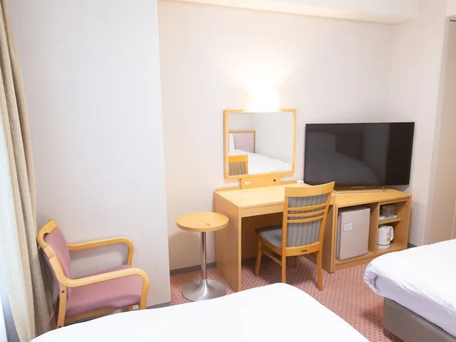غرفة اقتصادية بسريرين منفصلين، Toyama Chitetsu Hotel 2/3