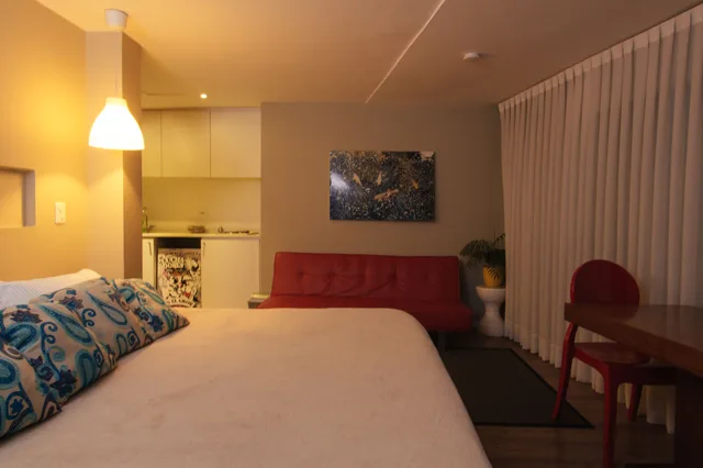 غرفة ثلاثية بسريرين منفصلين مع أريكة، Hotel Living 55 3/3
