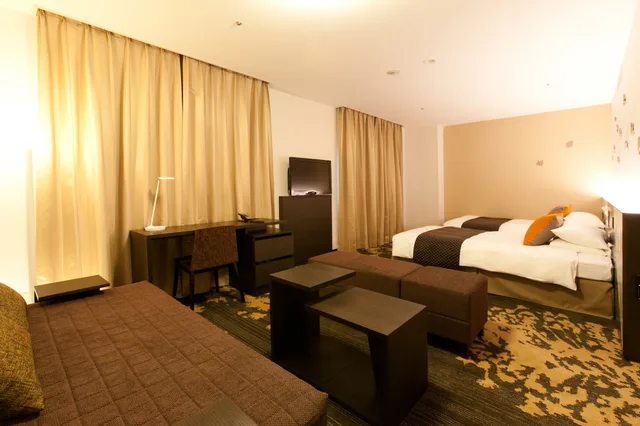 غرفة ديلوكس بسريرين منفصلين، Toyama Excel Hotel Tokyu 2/3