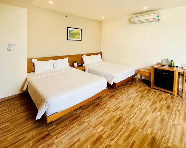 غرفة رباعية بحوض استحمام، Gaia Hotel Phu Quoc 1/1
