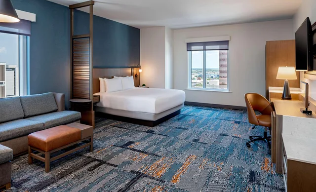 غرفة بسرير مزدوج بإطلالة، Hyatt Place Tampa Downtown 1/1