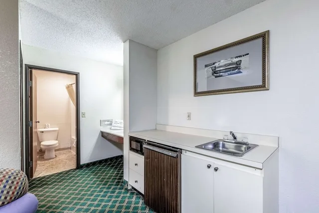 غرفة قياسية بسرير كينج مع أريكة، Econo Lodge Inn & Suites Auburn, MI 7/7
