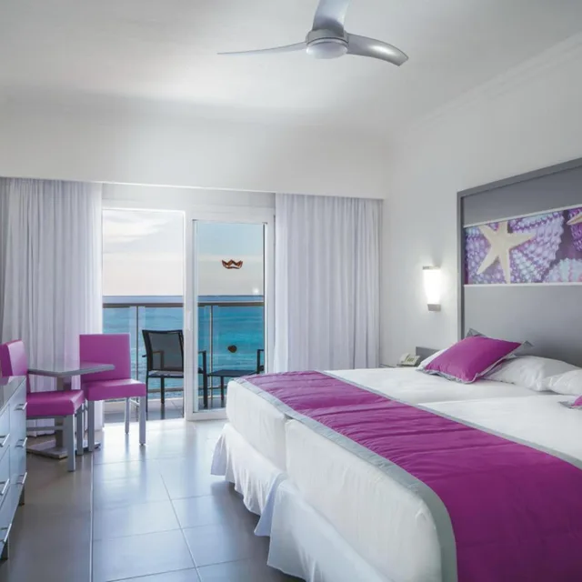 2 Bedrooms, Double Bed, Ocean View, Riu Cancun - Adults Only - All Inclusive 1/2