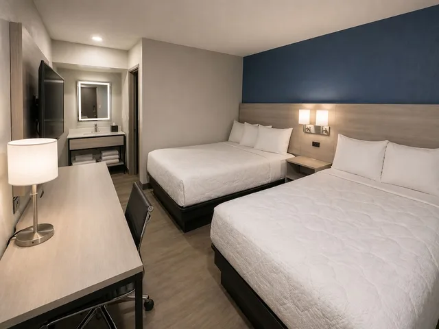 غرفة قياسية بسريرين مزدوجين، Park Inn by Radisson, Salt Lake City Downtown 4/10