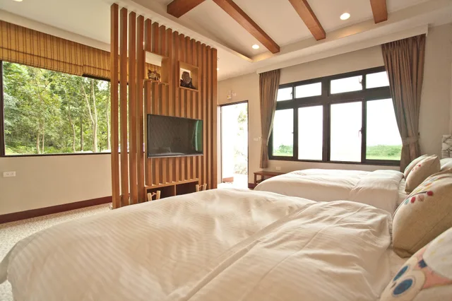 غرفة كومفورت رباعية بسريرين مزدوجين، Li Wu Zuo Can B&amp;B 3/6